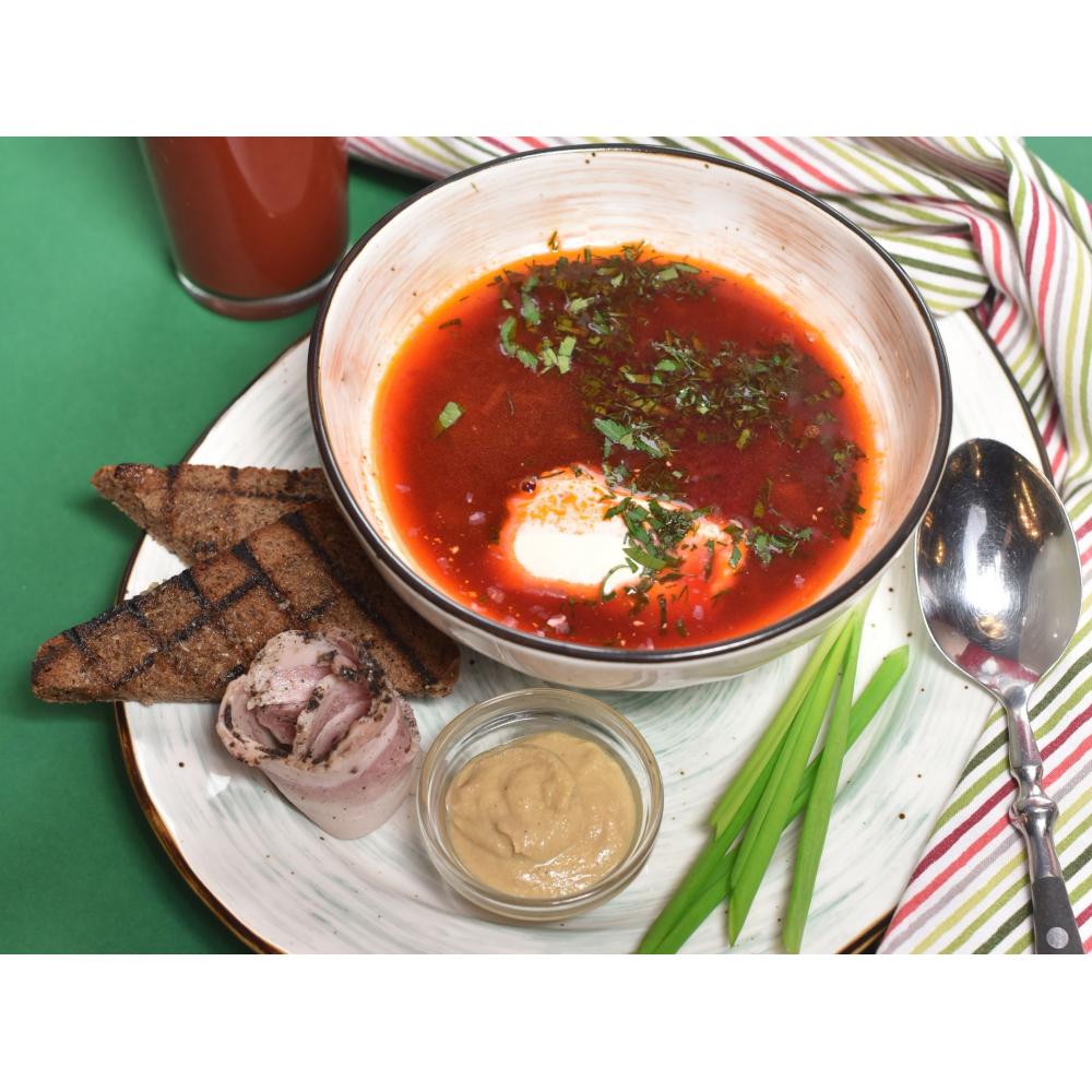 Борщ домашний с "ништяками"