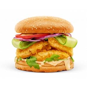 БУРГЕР С БЕЛОЙ РЫБОЙ