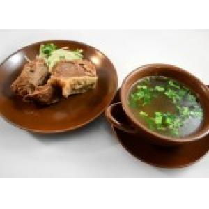 Хашлама из бараньей голяшки и овощей