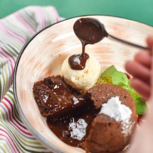 Шоколадный фондан